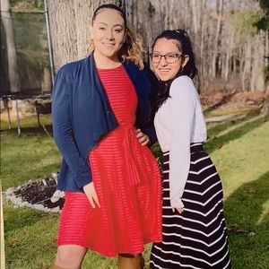 Tommy Hilfiger Pink Fit-n-Flare Dress